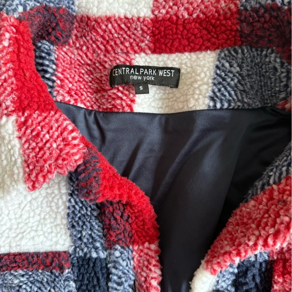 Central Park West Plaid Sherpa Jacket - Picture 3 of 3